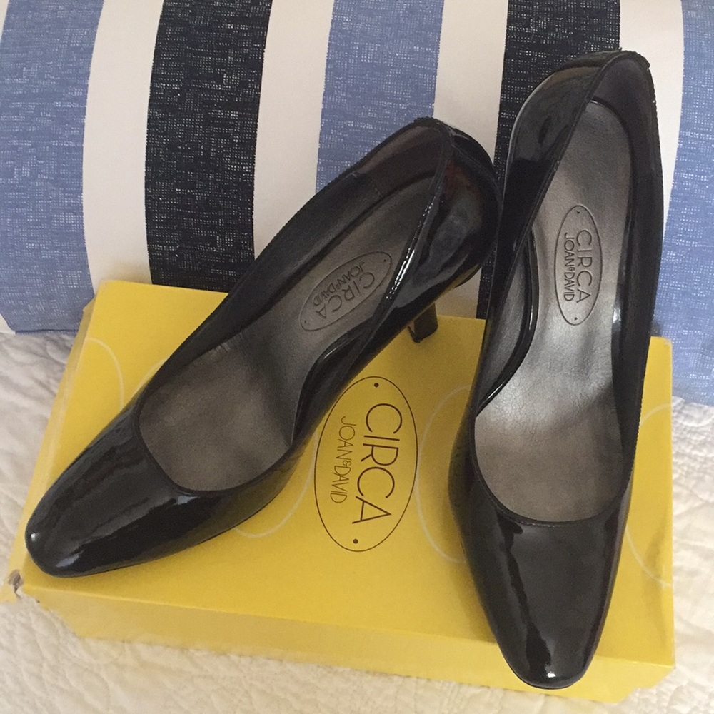 Black Patent Leather Heels